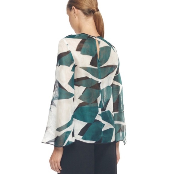THEO SILK PRINTED BLOUSE - Picture 4 of 8